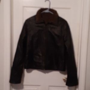 Black Genuine wilda leather jacket